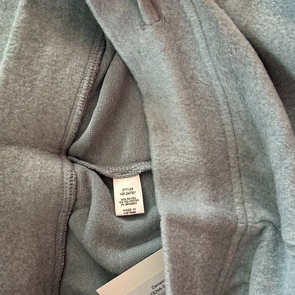 Zenana Fuzzy Soft Fleece High Rise Wide Flare Leg  Lightweight Cozy Lounge Pants - Picture 9 of 11